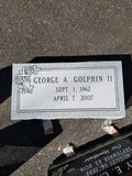 Single Flat Grave Marker Headstone Blue Ridge Granite The Memorial Man.