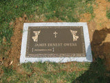 SINGLE BRONZE GRAVE MARKER 24X12 BRONZE ON 28X16 BASE The Memorial Man.