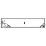 Gray Granite Double Flat Grave Marker Headstone The Memorial Man.