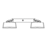 Gray Granite Double Flat Grave Marker Headstone The Memorial Man.