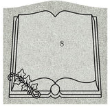 Salisbury Pink Single Flat Headstone Grave Marker The Memorial Man.