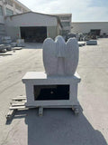Sculpted Angel Cremation Bench Memorial