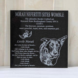 Laser Engraved Black Granite Flat Headstone Tile Memorial