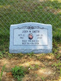 Single Slanted Upright Cemetery Headstone Memorial The Memorial Man.