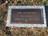 BRONZE MARKER HEADSTONE The Memorial Man.