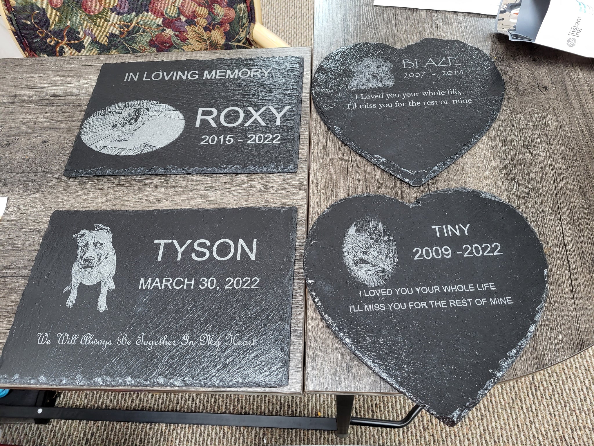 Custom Engraved Memorial Stones Custom Engraved Memorial Garden Stone