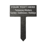 Laser Engraved Slate Garden Stake The Memorial Man.