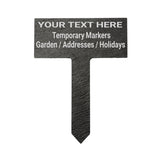 Laser Engraved Slate Garden Stake The Memorial Man.