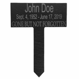 Laser Engraved Slate Garden Stake The Memorial Man.
