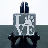 4"x4" Laser Engraved Slate Coaster-Set of 4