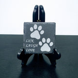 4"x4" Laser Engraved Slate Coaster-Set of 4