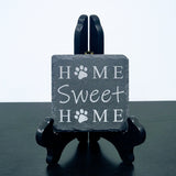 4"x4" Laser Engraved Slate Coaster-Set of 4