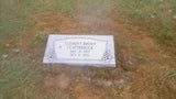Single Flat Grave Marker Headstone Blue Ridge Granite The Memorial Man.