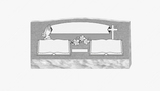 Companion Slanted Upright Headstone Memorial Blue Ridge Granite The Memorial Man.
