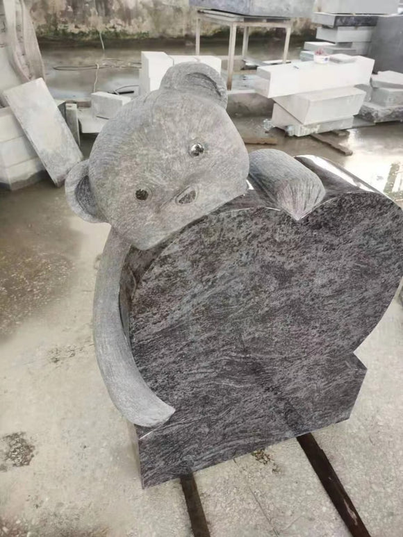 Bahama Blue Bear Headstone The Memorial Man.