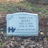 Single Slanted Upright Cemetery Headstone Memorial The Memorial Man.