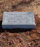 24x12 Gray Granite Bevel Marker Headstone The Memorial Man.