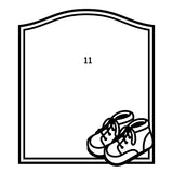 Blue Ridge Granite Slanted Upright Headstone with Vase, (Choose Your Design) The Memorial Man.