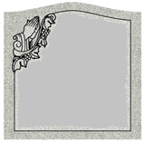 Single Slanted Upright Cemetery Headstone Memorial The Memorial Man.