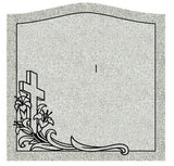 Salisbury Pink Single Flat Headstone Grave Marker The Memorial Man.